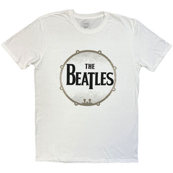 Camiseta de manga corta The Beatles Drumskin White S Camiseta de manga corta - 1