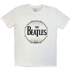 T-Shirt The Beatles Drumskin White 2XL T-Shirt