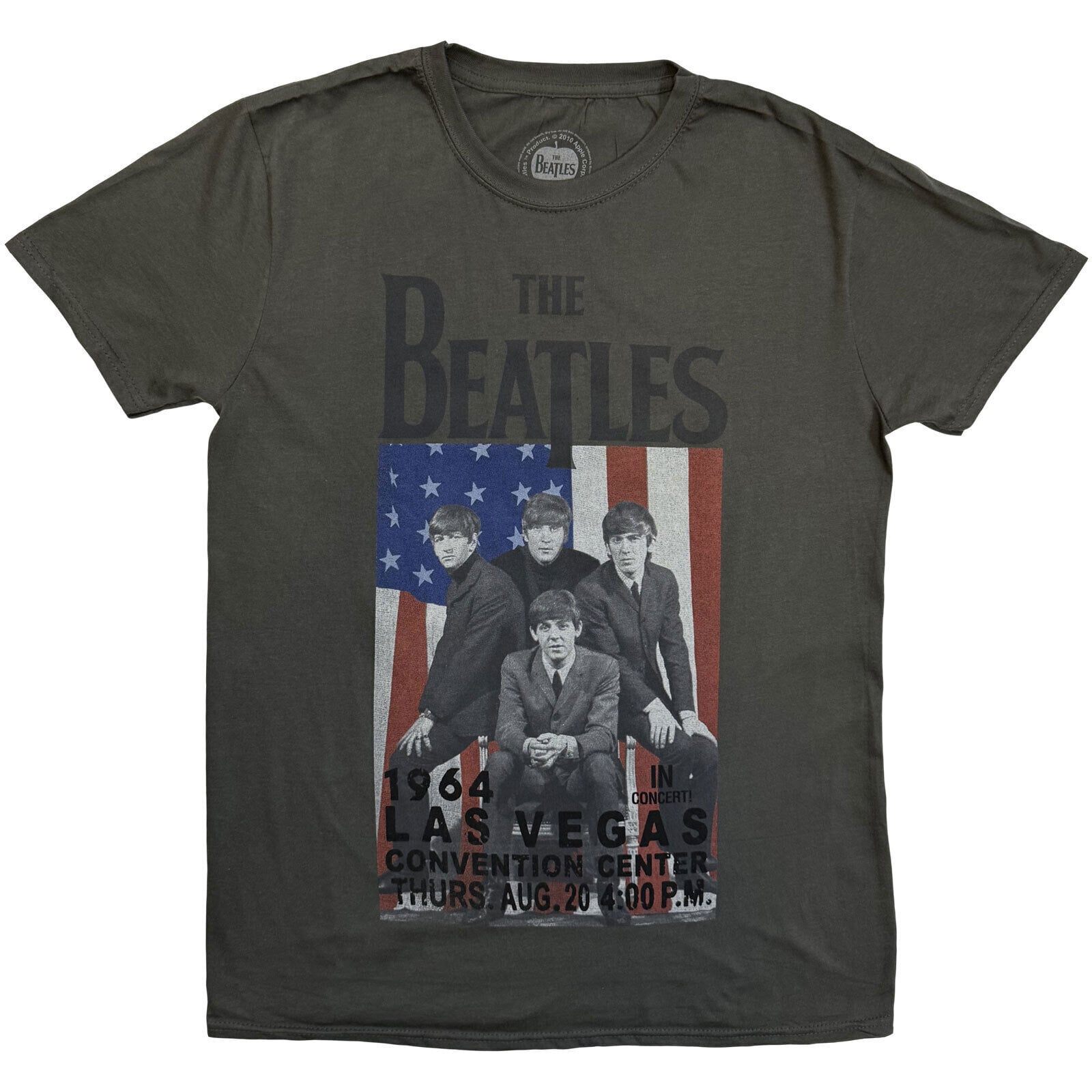 T-Shirt The Beatles Flag/Vegas Grey M T-Shirt
