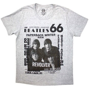 T-Shirt The Beatles 1966 Grey M T-Shirt - 1