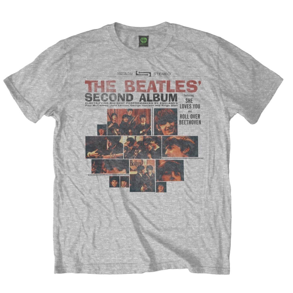 T-shirt The Beatles Second Album Grey M T-shirt