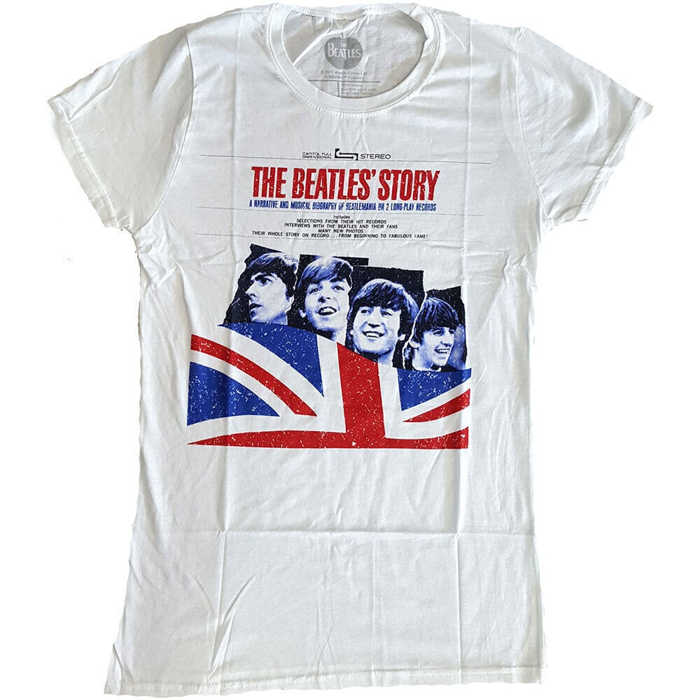 Skjorte The Beatles The Beatles Story White XL Dame Skjorte
