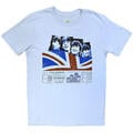 The Beatles Shea Stadium Light Blue M Camiseta de manga corta