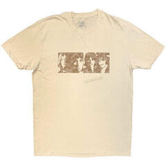 T-Shirt The Beatles White Album Faces Sand 2XL T-Shirt