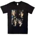 The Beatles White Album Faces (Back Print) Black XL Koszulka