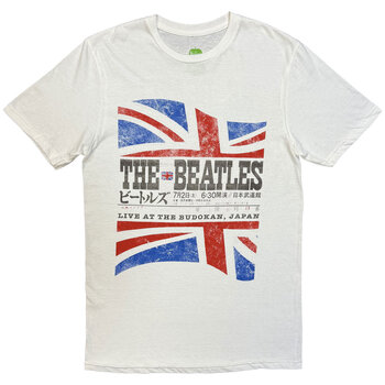 T-shirt The Beatles Budokan Set List (Back Print) White M T-shirt - 1