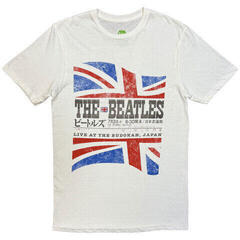 T-Shirt The Beatles Budokan Set List (Back Print) White L T-Shirt