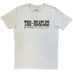 T-Shirt The Beatles Budokan Set List (Back Print) Grey 2XL T-Shirt