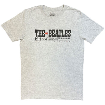 T-Shirt The Beatles Budokan Set List (Back Print) Grey 2XL T-Shirt - 1
