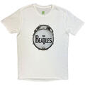 The Beatles Original Drum Skin Tricou cu mânecă scurtă White M
