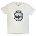 The Beatles Original Drum Skin White L Tričko