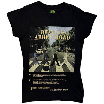 T-shirt The Beatles Abbey Road 8 Track Black XL Feminino T-shirt - 1