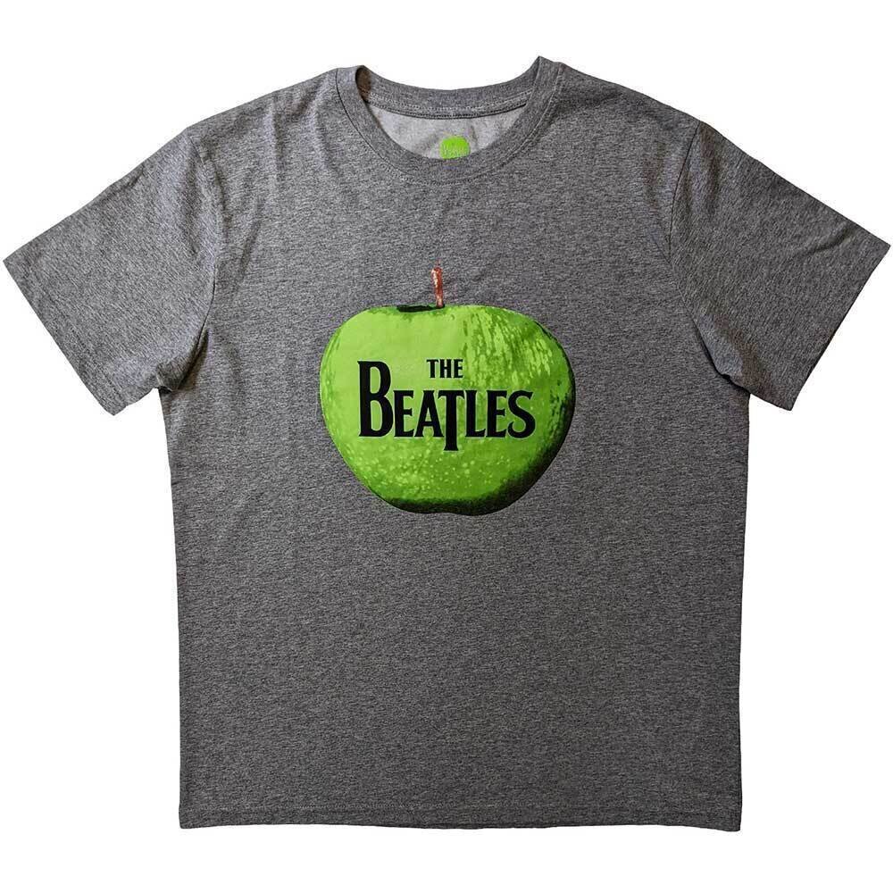 T-shirt The Beatles Apple Logo Grey M T-shirt