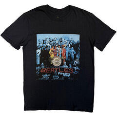 T-Shirt The Beatles Sgt Pepper Blue (Back Print) Black L T-Shirt