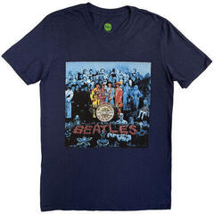 T-Shirt The Beatles Sgt Pepper Blue (Back Print)