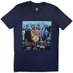 T-Shirt The Beatles Sgt Pepper Blue (Back Print)
