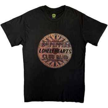 T-Shirt The Beatles Vintage Drum Head Black S T-Shirt - 1