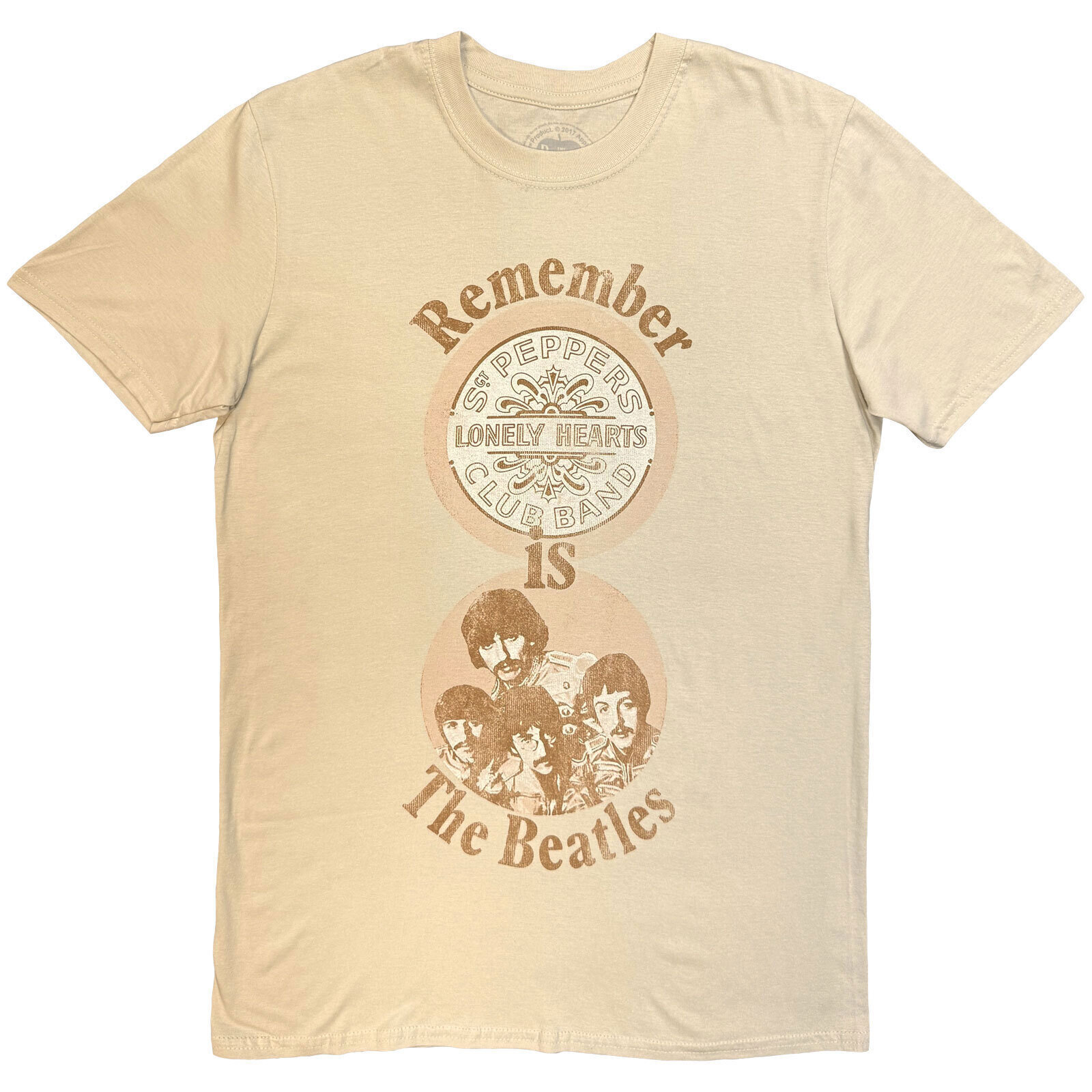 T-Shirt The Beatles Remember Sand XL T-Shirt