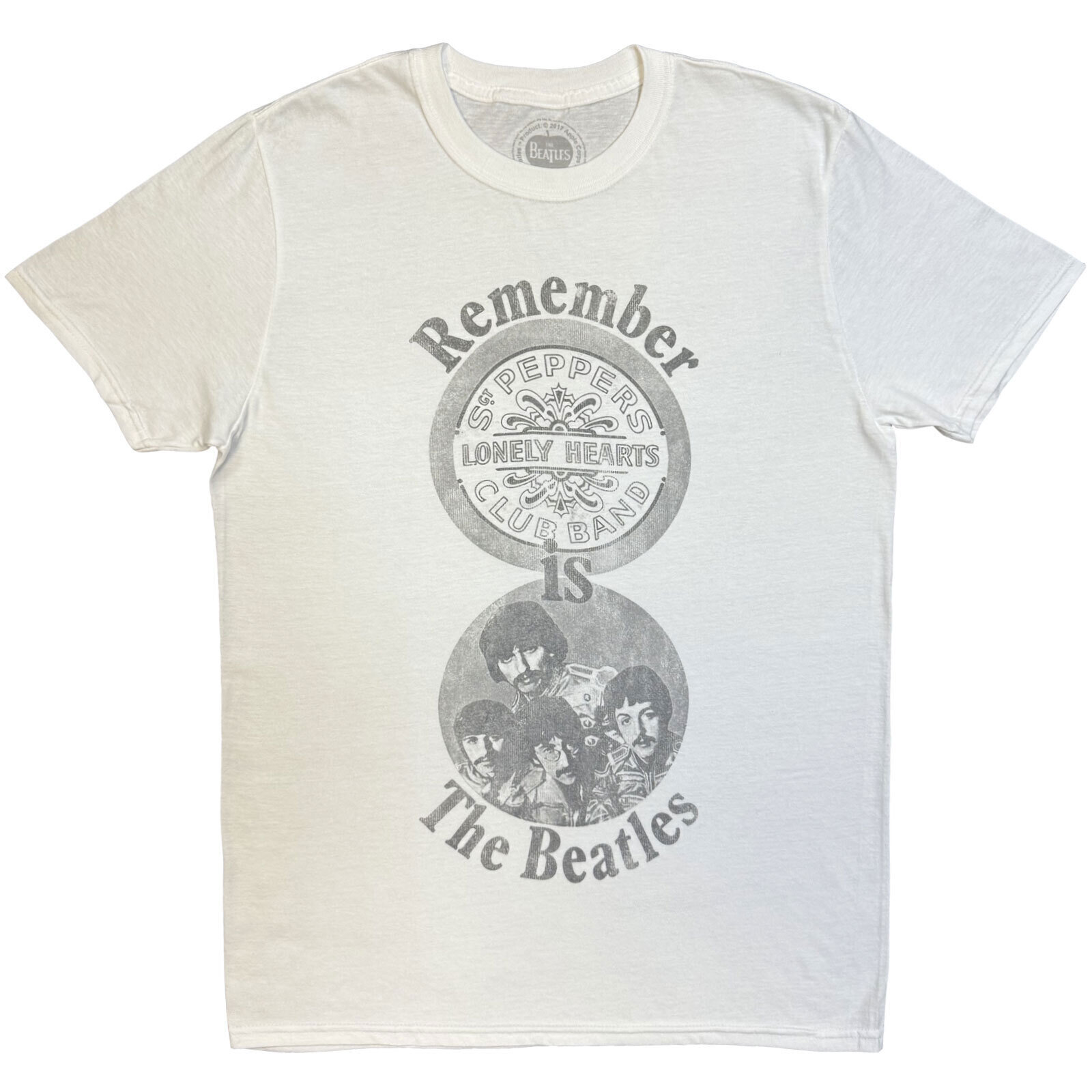 T-shirt The Beatles Remember White XL T-shirt