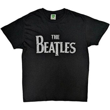 T-Shirt The Beatles Vintage Drop T Logo Black S T-Shirt - 1
