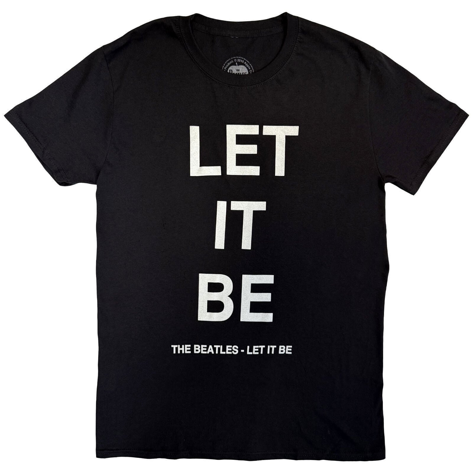 T-Shirt The Beatles Let It Be (Back Print) Black S T-Shirt