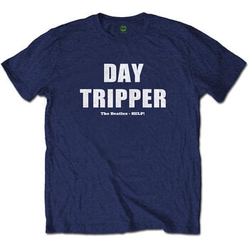 T-shirt The Beatles Day Tripper (Back Print) Navy Blue L T-shirt - 1