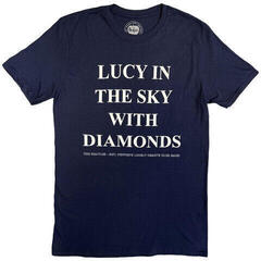 T-shirt The Beatles Lucy In The Sky With Diamonds (Back Print) Navy Blue M T-shirt