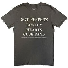 T-Shirt The Beatles Sgt Peppers Lonely Hearts Club Band with Drum (Back Print) Charcoal Grey M T-Shirt