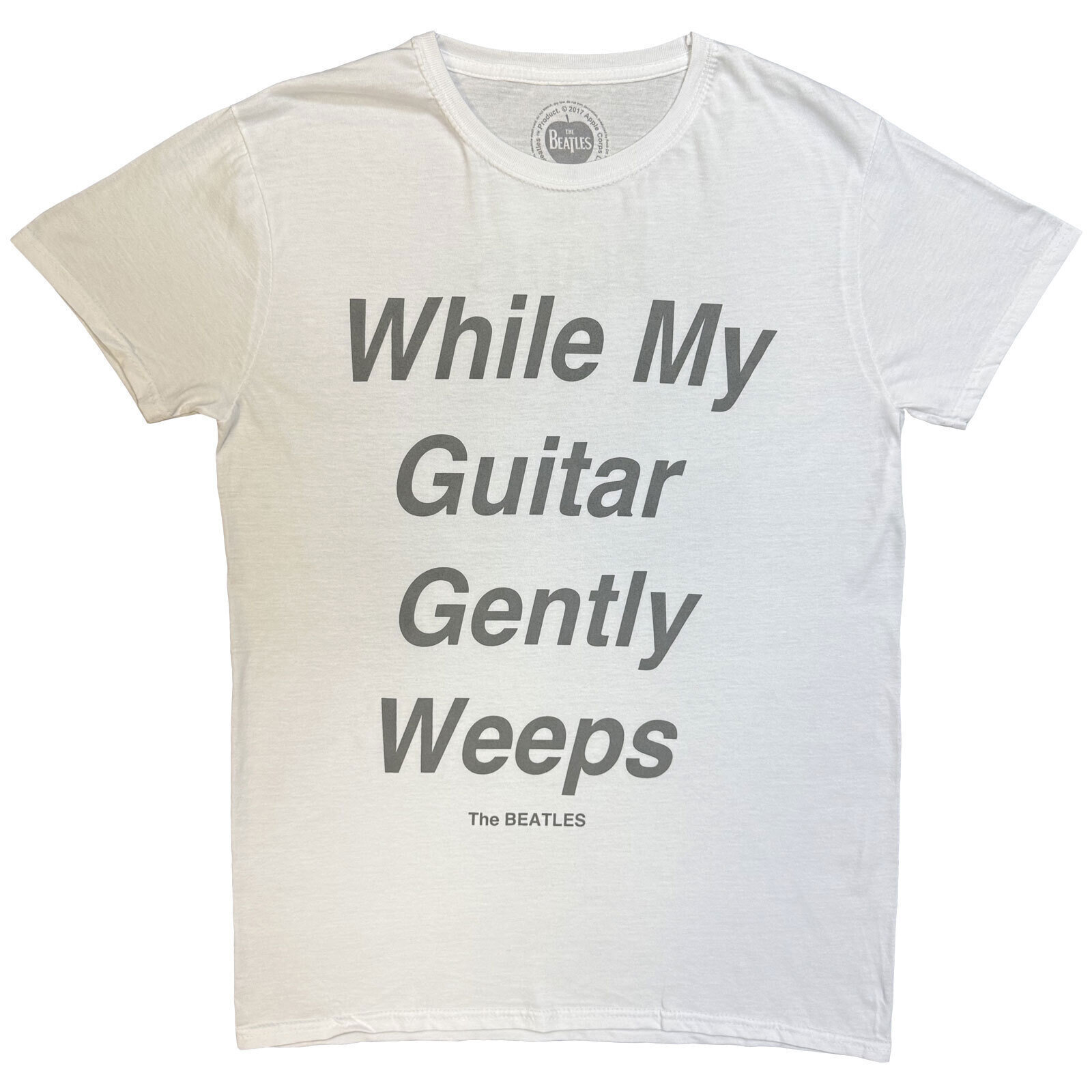T-shirt The Beatles My Guitar Gently Weeps (Back Print) White L T-shirt