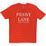 T-Shirt The Beatles Penny Lane (Back Print) Red M T-Shirt