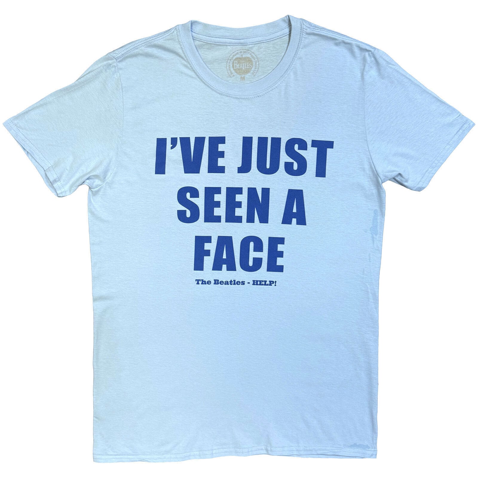 T-Shirt The Beatles I've Just Seen A Face (Back Print) Light Blue XL T-Shirt