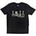 T-shirt The Beatles Rooftop (Back Print) Black M T-shirt