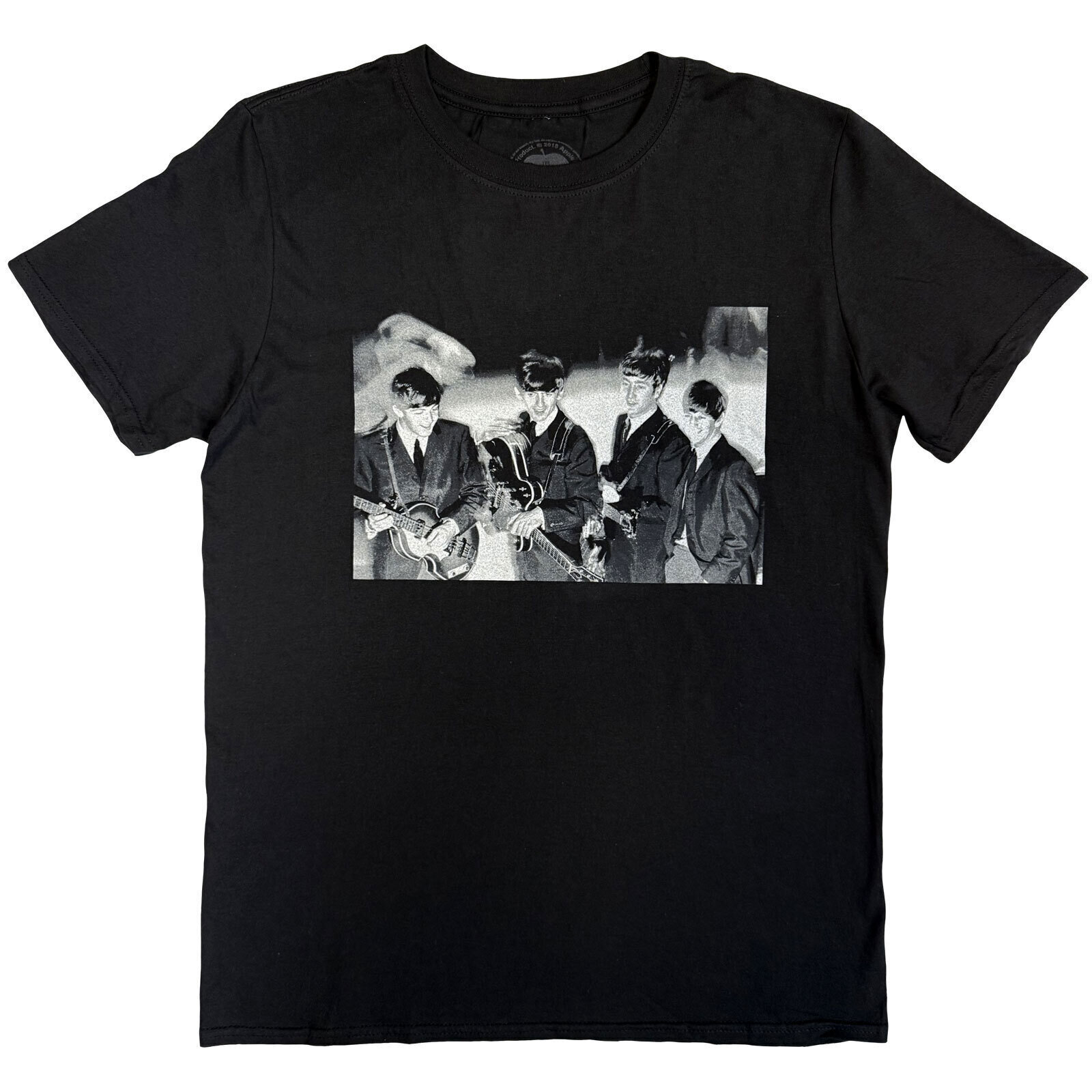 T-shirt The Beatles Smiles Photo Black 2XL T-shirt
