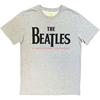 T-Shirt The Beatles Candlestick Park (Back Print) Grey S T-Shirt - 1