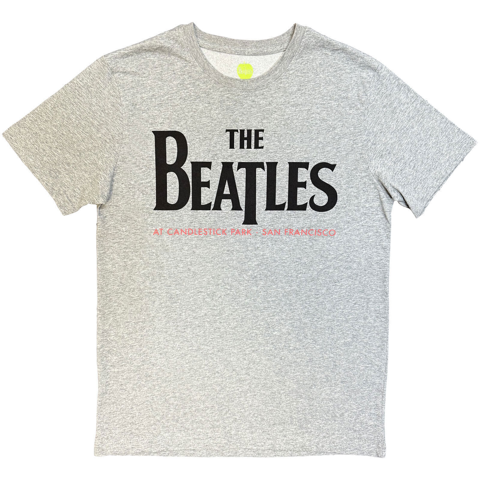 T-Shirt The Beatles Candlestick Park (Back Print) Grey L T-Shirt
