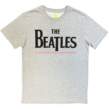 T-shirt The Beatles Candlestick Park (Back Print) Grey XL T-shirt - 1