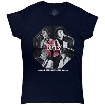 T-shirt The Beatles Budokan Octagon Navy Blue M Femme T-shirt - 1