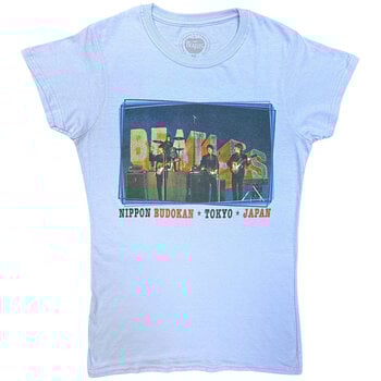 T-Shirt The Beatles Nippon Budokan Blue S Damen T-Shirt - 1