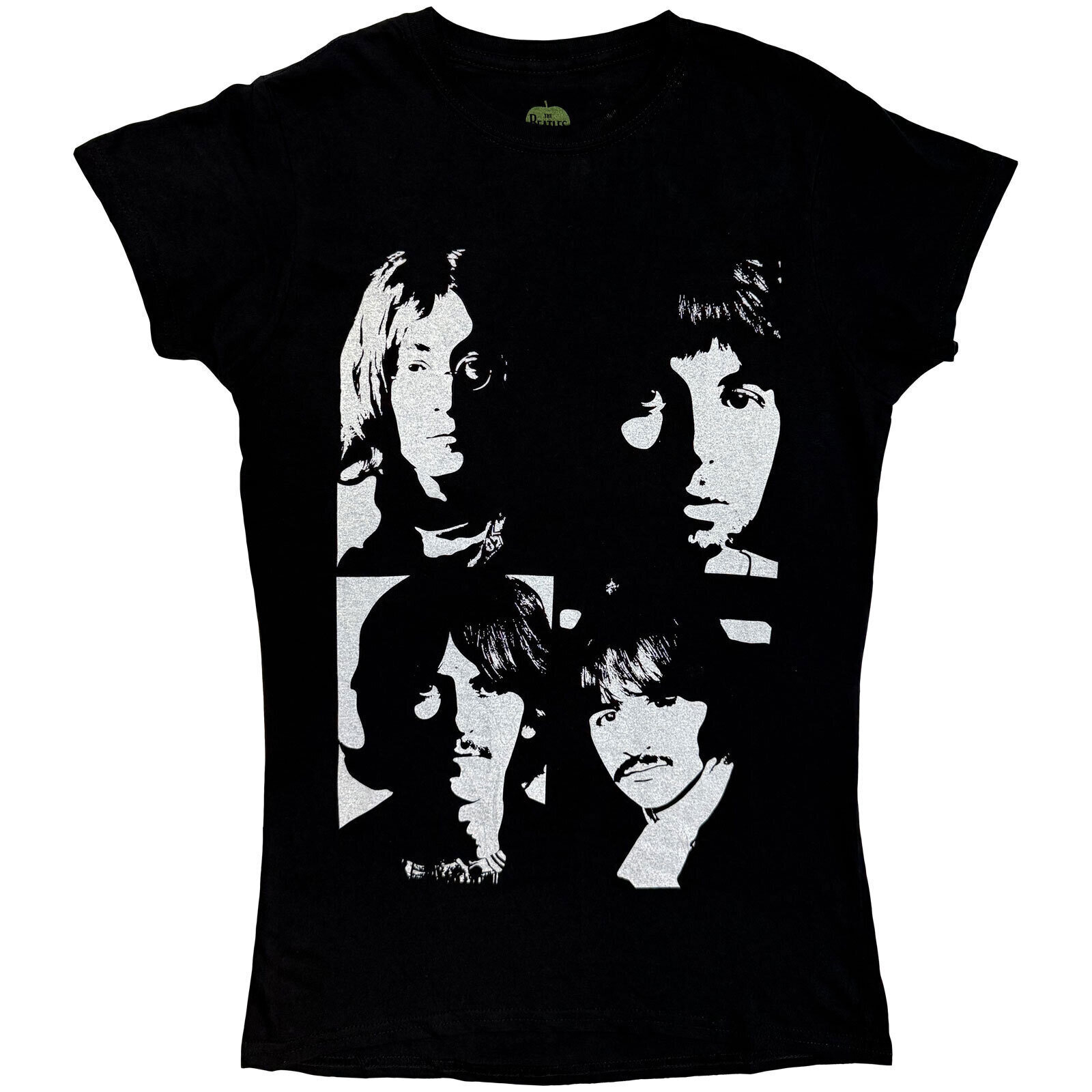 T-Shirt The Beatles Back In The USSR (Back Print) Black M Ladies T-Shirt
