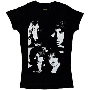 T-Shirt The Beatles Back In The USSR (Back Print) Black 2XL Ladies T-Shirt - 1