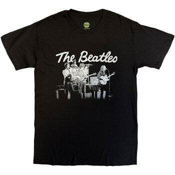 Camiseta de manga corta The Beatles 1968 Live Photo Black S Camiseta de manga corta - 1