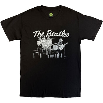 T-shirt The Beatles 1968 Live Photo Black 2XL T-shirt - 1