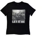 The Beatles Let It Be Studio Black S Damen T-Shirt