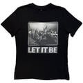 The Beatles Let It Be Studio Black M Moteriški Marškinėliai