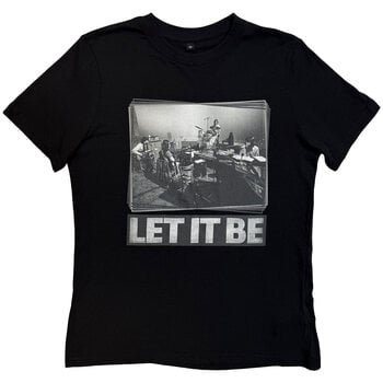 Shirt The Beatles Let It Be Studio Black XL Dames Shirt - 1