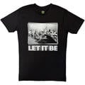 The Beatles Let It Be Studio Black L Camiseta de manga corta