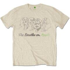 T-Shirt The Beatles Outline Faces On Apple