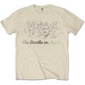 The Beatles Outline Faces On Apple Sand XL Риза