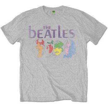 T-Shirt The Beatles White Album Back (Back Print) Grey L T-Shirt - 1