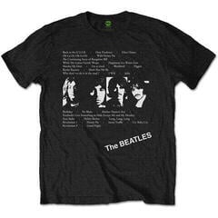 Shirt The Beatles White Album Tracks (Back Print)